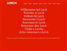 Tablet Screenshot of lorch.biz